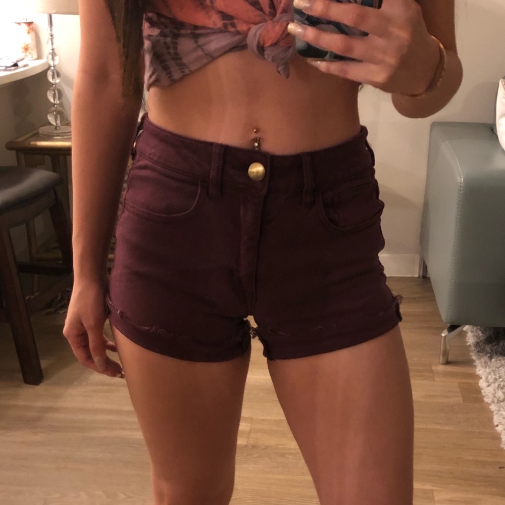 American Eagle super stretch high waist shorts